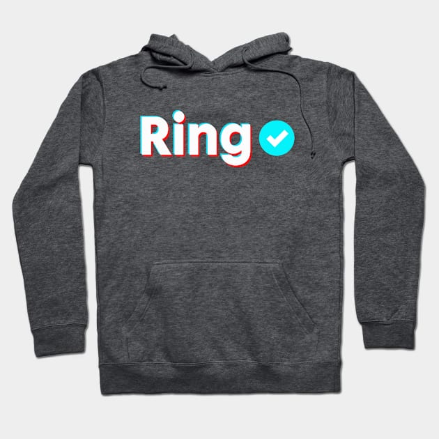 Ring Name Verify Blue Check Ring Name Gift Hoodie by Aprilgirls